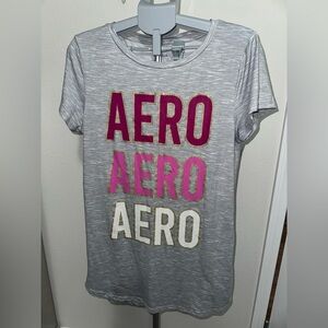 Aeropostale Heather Gray Sleep Tee